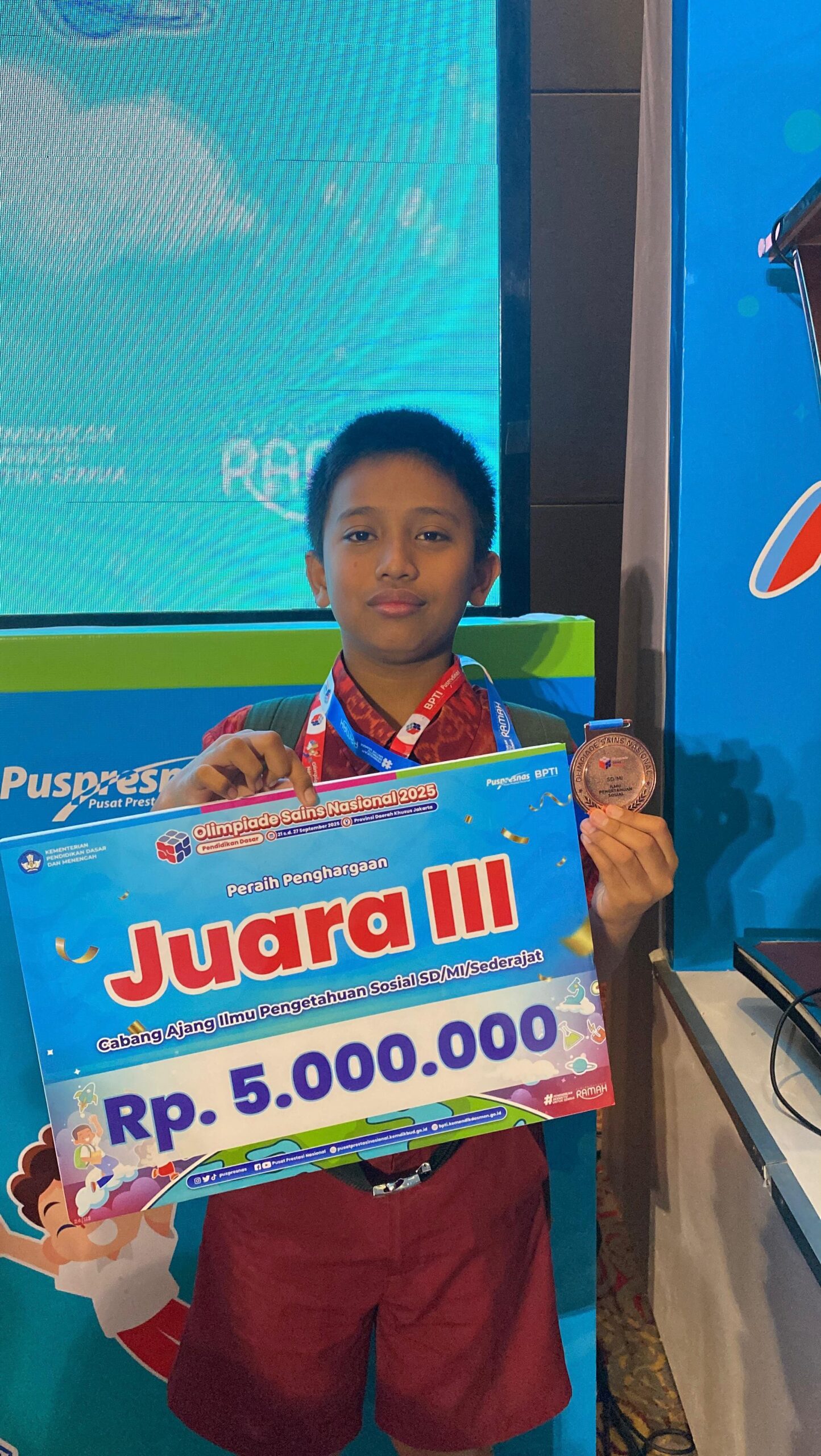 Salah Satu Siswa Dari Kabupaten Klungkung Lolos di Tingkat Nasional