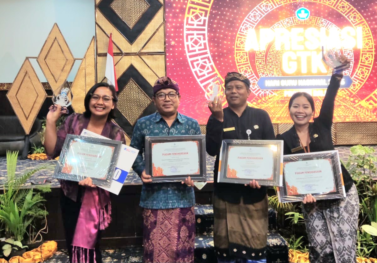Selamat untuk Guru Hebat Diajang Apresiasi GTK Tingkat Provinsi Bali